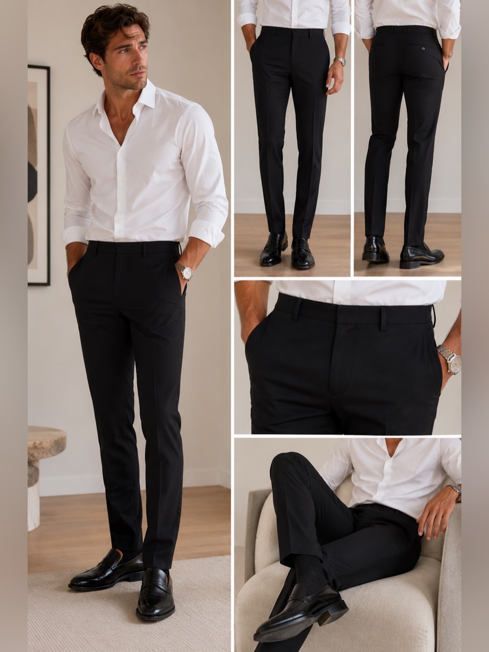 Vince. men’s slim-fit tailored-fit dress trousers. Classic Dress Pants size 31